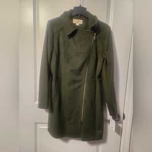 Women's olive sz large pea coat